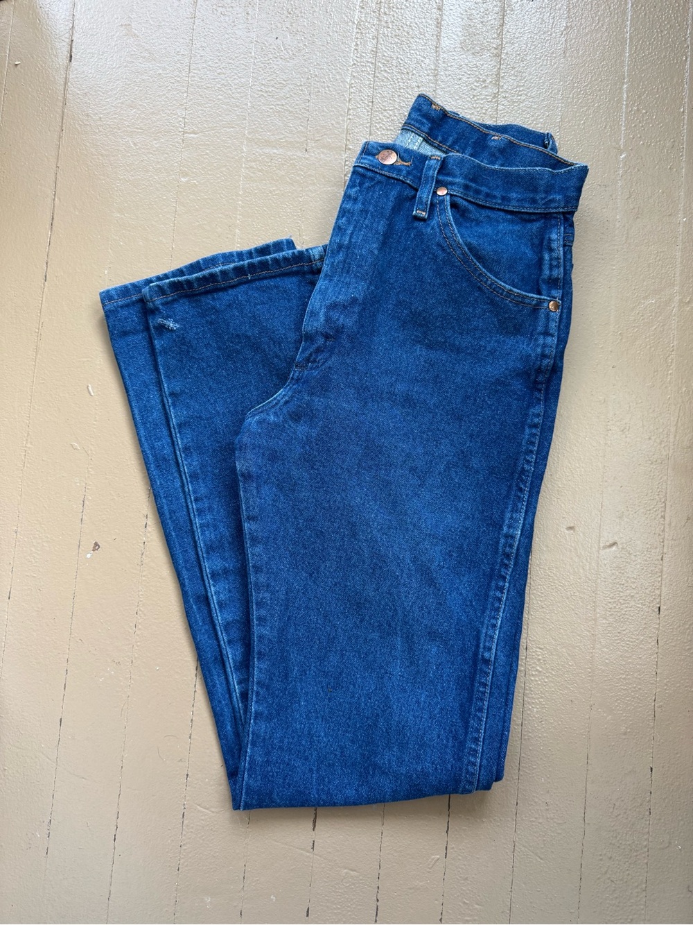 Wrangler Women’s High Rise Cowboy Cut Jeans - 100% Cotton, Heavyweight Denim